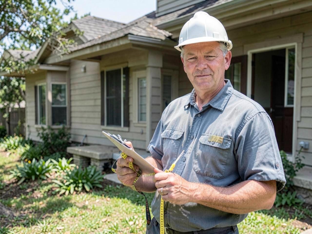 Contractor speaking with a homeowner at a job site